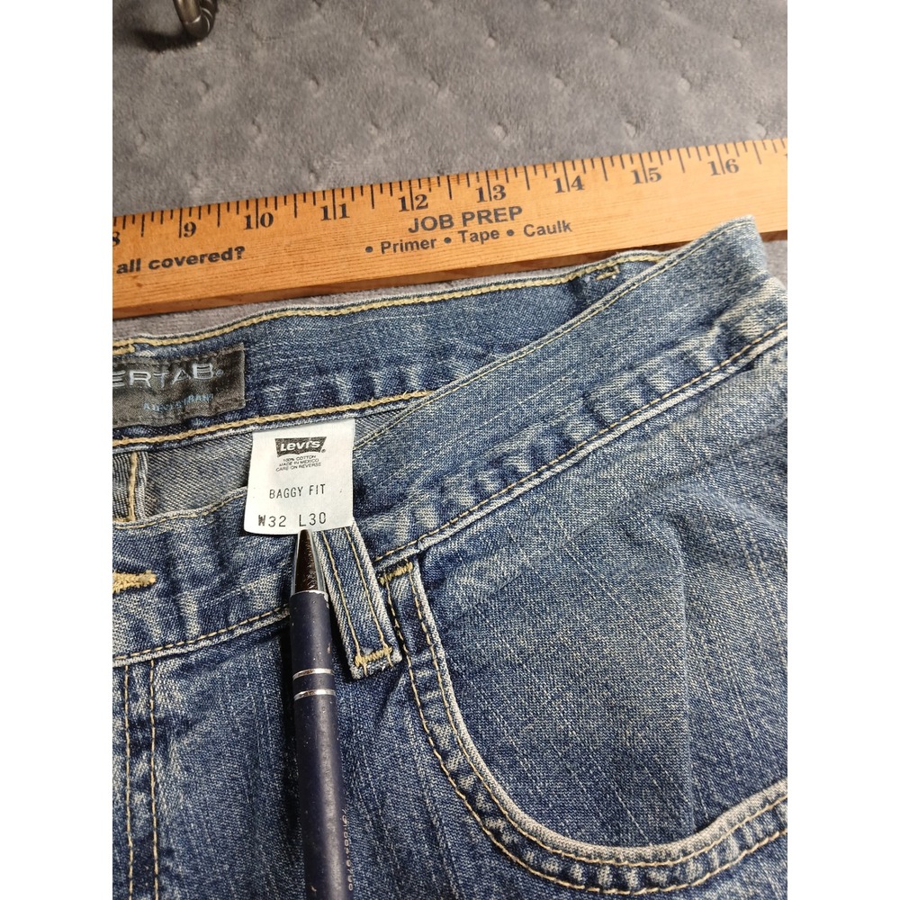 🔥 VINTAGE 2001 Levi's SilverTab BAGGY FIT Jeans 32x29 Skater Wide Leg Y2K! - Picture 5 of 10
